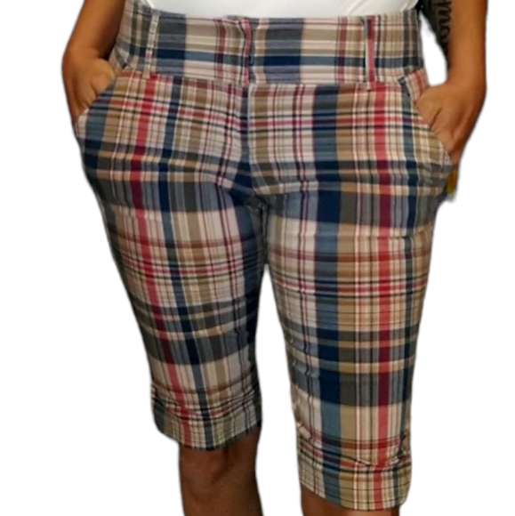 Tracy Evans Limited Plaid Woman's Bermuda Size 5 - Picture 1 of 5